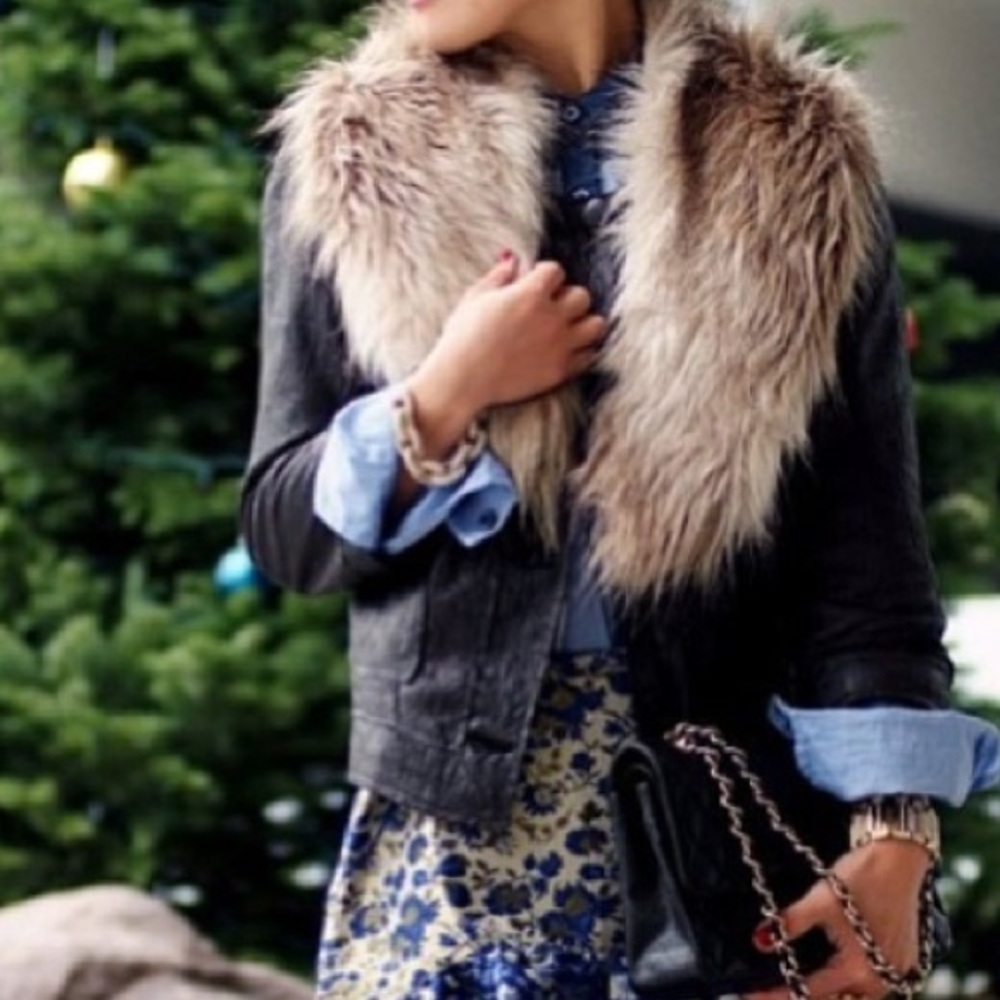 H&M Faux-Fur Scarf